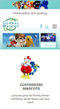 Mobile Screenshot of globalmascot.com