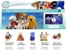 Tablet Screenshot of globalmascot.com
